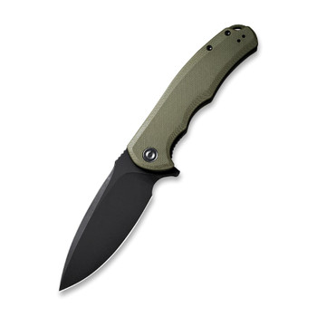 Civivi Praxis Folding Knife OD Green G10 Handle Plain Edge BLK Stonewash C803F Civivi Praxis Folding Knife OD Green G10 Handle Plain Edge BLK Stonewash C803F