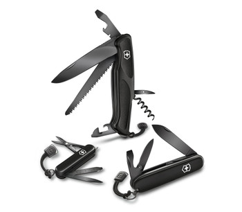 Victorinox Spartan Folding Knife/Multi-Tool Black Onyx Handle/Blade 1.3603.31P