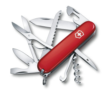 Victorinox Huntsman Folding Knife/Multi-Tool Red Handle VN1.3713-033-X1