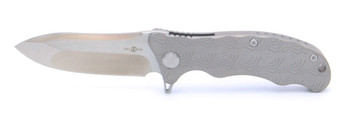 TwoSun Folding Knife Square Titanium Handle M390 Plain Edge TS72-Square-M390