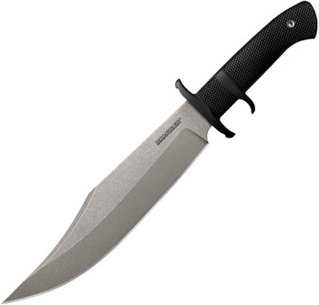 Cold Steel Marauder Bowie Fixed Blade Knife Black Kray-Ex Handle Plain Edge Bowie CS39LSWBA