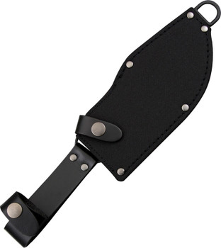 KaBar Heavy-Duty Warthog Fixed Blade Knife Grooved Black Kraton Handle 1085 Plain Edge KA1278