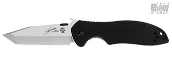 Kershaw Emerson CQC-7K Black G10 Handle Tanto Blade Pocket Knife with Wave 6034T Kershaw Emerson CQC-7K Black G10 Handle Tanto Blade Pocket Knife with Wave 6034T