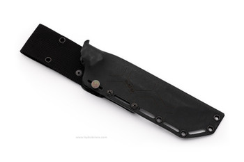 Hydra Gekido Fixed Blade Knife Black G10 Handle Tanto Black Coating Blade HK-09 Hydra Gekido Fixed Blade Knife Black G10 Handle Tanto Black Coating Blade HK-09