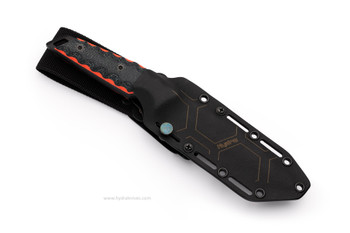 Hydra Casus Belli Fixed Blade Knife Black/Red Juke Micarta Handle Drop Point Black Coating HK-10 Hydra Casus Belli Fixed Blade Knife Black/Red Juke Micarta Handle Drop Point Black Coating HK-10