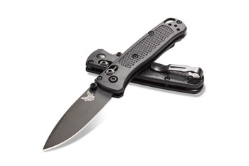 Benchmade Mini Bugout Folding Knife Black CF Elite Handle Drop Point Black Plain Blade 533BK-2 Benchmade Mini Bugout Folding Knife Black CF Elite Handle Drop Point Black Plain Blade 533BK-2