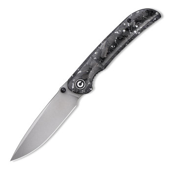 Discontinued Civivi Imperium Folding Knife Black/Silver Carbon Fiber Handle Nitro-V Plain Edge C2106B Discontinued Civivi Imperium Folding Knife Black/Silver Carbon Fiber Handle Nitro-V Plain Edge C2106B