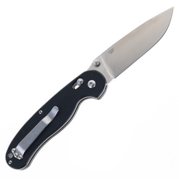 Ganzo Folding Knife Black G10 Handle D2 Plain Edge  D727M-BK