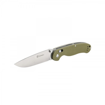 Ganzo Folding Knife Green G10 Handle D2 Plain Edge D727M-GR