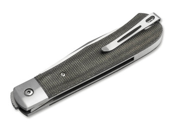 Boker Bonfire Folding Knife Brown Micarta Handle D2 Plain Edge 01BO182