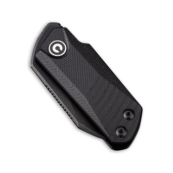 Civivi Ki-V Folding Knife Black G10 Handle Plain Edge Black Stonewash Finish C2108B Civivi Ki-V Folding Knife Black G10 Handle Plain Edge Black Stonewash Finish C2108B