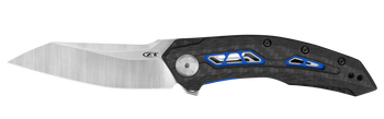 Discontinued Zero Tolerance Folding Knife Black Carbon Fiber Handle 20CV Reverse Tanto Plain Edge 0762 Discontinued Zero Tolerance Folding Knife Black Carbon Fiber Handle 20CV Reverse Tanto Plain Edge 0762