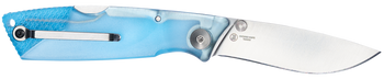 Ontario Wraith Ice Series Folding Knife Glacier Plastic Handle  Plain Edge ON8798SB