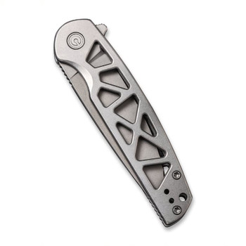Discontinued Civivi Perf Folding Knife Stainless Steel Handle Nitro-V Stonewash Finish C20006-A Discontinued Civivi Perf Folding Knife Stainless Steel Handle Nitro-V Stonewash Finish C20006-A