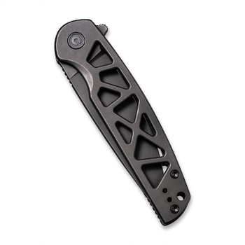 Discontinued Civivi Perf Folding Knife Black Stainless Steel Handle Nitro-V Black Stonewash Finish C20006-B Discontinued Civivi Perf Folding Knife Black Stainless Steel Handle Nitro-V Black Stonewash Finish C20006-B