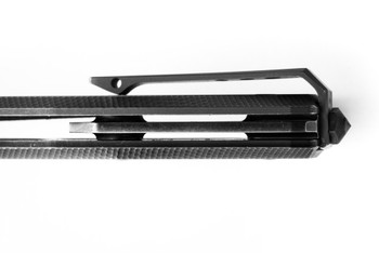 LionSteel Myto Folding Knife Black Titanium Handle M390 Plain Black Blade MT01B BW