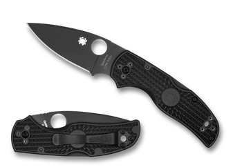 Spyderco Native Folding Knife Black FRN Handle S30V Plain Black Blade C41PBBK5