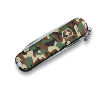 Victorinox Classic SD Swiss Army Knife Camouflage Handle Plain Edge 0.6223.94-X2