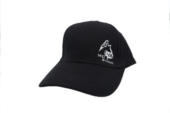 Maxace MC Studio Cap Black w/ White Embroidery One Size Fits Most