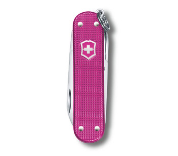 Victorinox Classic Alox Multitool Flamingo Party Handle Plain Edge 0.6221.251G