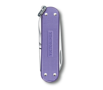 Victorinox Classic Alox Multitool Electric Lavender Handle Plain Edge 0.6221.232G