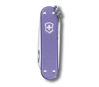 Victorinox Classic Alox Multitool Electric Lavender Handle Plain Edge 0.6221.232G