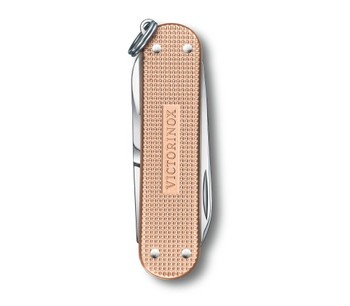 Victorinox Classic Alox Multitool Fresh Peach Handle Plain Edge 0.6221.202G