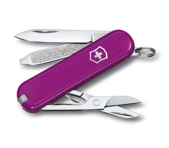 Victorinox Classic SD Swiss Multitool Tasty Grape Handle Plain Edge 0.6223.52G