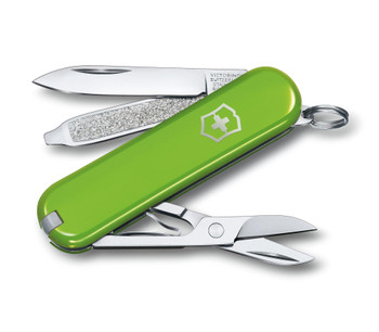 Victorinox Classic SD Swiss Multitool Smashed Avocado Handle Plain Edge 0.6223.43G