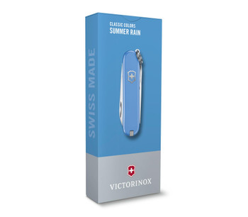 Victorinox Classic SD Swiss Multitool Summer Rain Handle Plain Edge 0.6223.28G