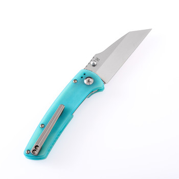 Kansept Main Street Folding Knife Light Blue G10 Handle 154CM Plain Edge T1015B4