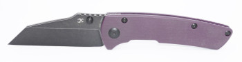 Kansept Main Street Folding Knife Purple G10 Handle 154CM Plain Black Blade T1015A6
