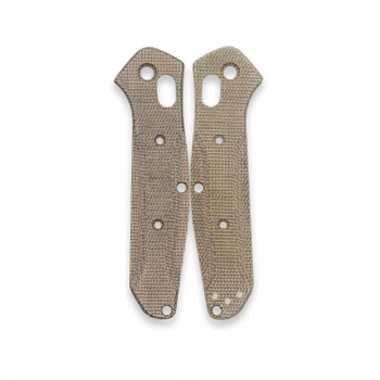 Flytanium Scales for Benchmade Mini Osborne 945 Green Canvas Micarta FLY-853