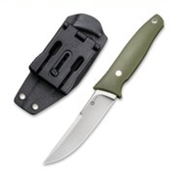 Civivi Tamashii Fixed Blade Knife OD Green G10 Handle D2 Plain Edge Satin Finish C19046-2