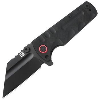 Artisan Cutlery Proponent Folding Knife Black G10 Handle D2 Wharncliffe Plain Black Blade 1820P-BBK