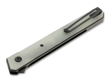 Boker Kwaiken Air Folding Knife Natural G10 Handle VG-10 Plain Black Blade BO01BO343