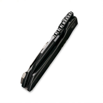 WE Roxi 3 Folding Knife Black Titanium Handle S35VN Plain Edge Black Stonewash Finish WE19072-2 WE Roxi 3 Folding Knife Black Titanium Handle S35VN Plain Edge Black Stonewash Finish WE19072-2