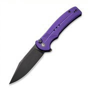 Civivi Cogent Folding Knife Purple G10 Handle 14C28N Plain Black Blade C20038D-2
