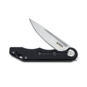 Kubey Mizo Folding Knife Black G10 Handle 14C28N Plain Edge Satin Finish KU2101A Kubey Mizo Folding Knife Black G10 Handle 14C28N Plain Edge Satin Finish KU2101A