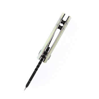 Kansept Korvid Mini Folding Knife Light Jade G10 Handle 154CM Plain Edge T3030A4
