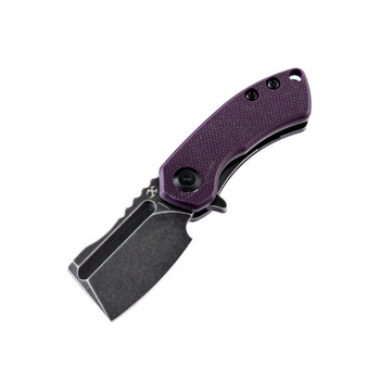 Kansept Korvid Mini Folding Knife Purple G10 Handle 154CM Plain Edge T3030A3