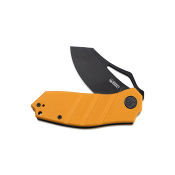 Kubey Folding Knife Yellow G10 Handle D2 Tanto Point Plain Black Blade KU335C Kubey Folding Knife Yellow G10 Handle D2 Tanto Point Plain Black Blade KU335C