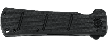 CRKT Inazuma No Ken Folding Knife Black G10 Handle D2 Plain Edge Black Stonewash Finish 2908