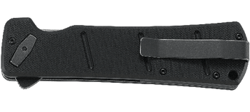 CRKT Inazuma No Ken Folding Knife Black G10 Handle D2 Plain Edge Black Stonewash Finish 2908