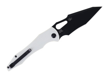 Discontinued WMK Exclusive Artisan Cutlery Great White Folding Knife White G10 DLC Coated Blade  1841P-BWH