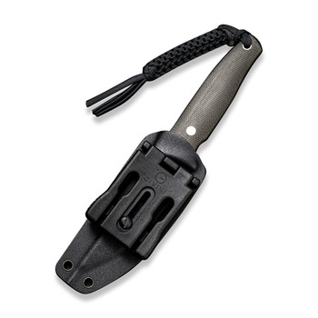 Civivi Tamashii Fixed Blade Knife Dark Green Micarta Handle D2 Plain Edge Black Stonewash Finish C19046-4 Civivi Tamashii Fixed Blade Knife Dark Green Micarta Handle D2 Plain Edge Black Stonewash Finish C19046-4