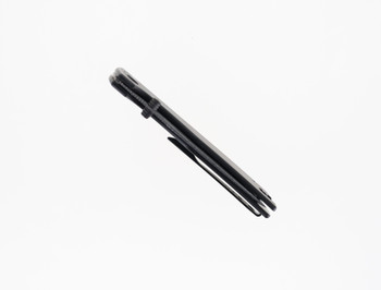 Sandrin Monza Folding Knife Black Zirconium Handle Tungsten Plain Edge SDMZ01