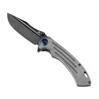 Kansept Pretatout Folding Knife Black Micarta Handle 154CM Plain Black Blade T1032A2
