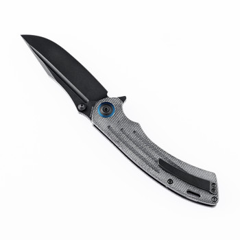 Kansept Pretatout Folding Knife Black Micarta Handle 154CM Plain Black Blade T1032A2