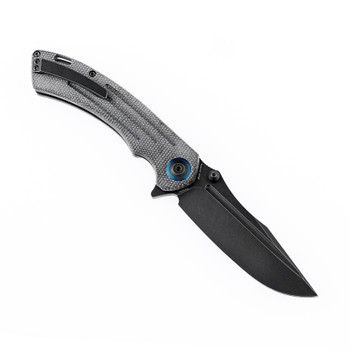 Kansept Pretatout Folding Knife Black Micarta Handle 154CM Plain Black Blade T1032A2